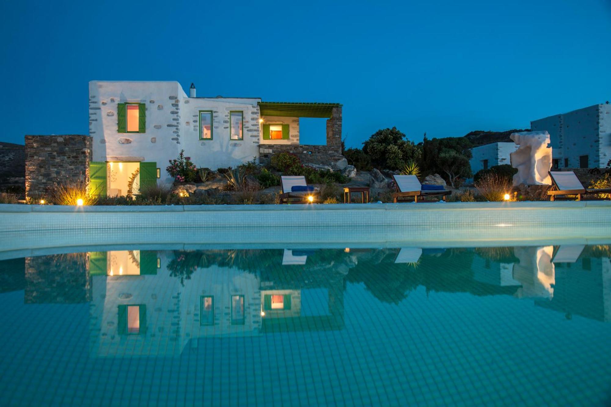 Villa Aeolos With 2 Private Pools Sarakíniko Esterno foto