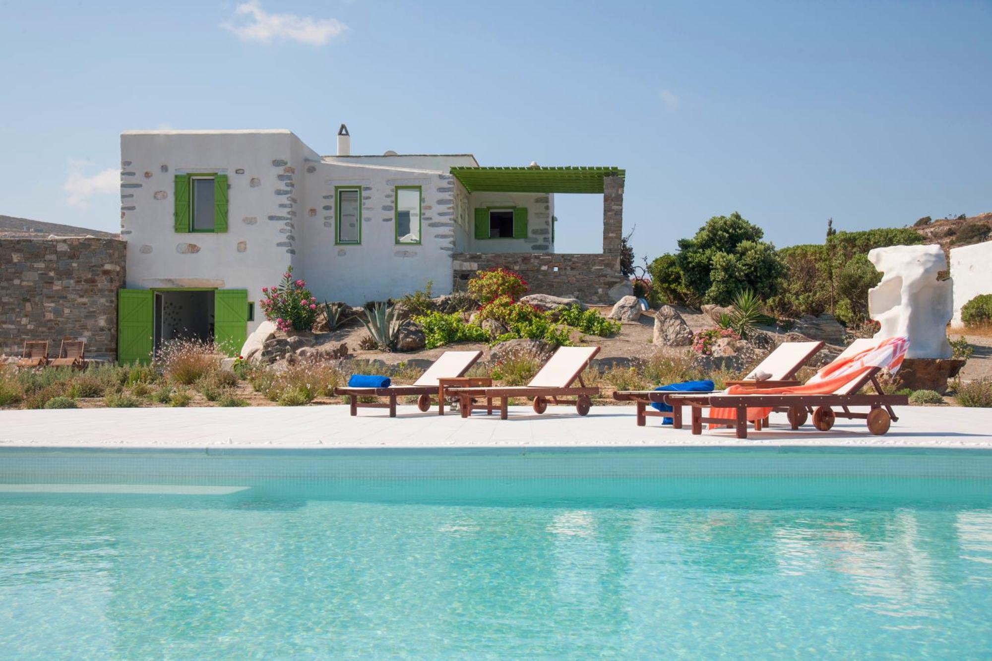 Villa Aeolos With 2 Private Pools Sarakíniko Esterno foto